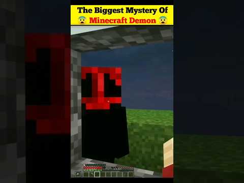 "Uncovering the Minecraft Demon Mystery 😱" #shorts #trending