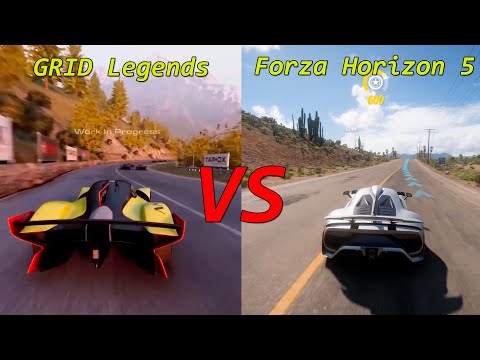 Forza Horizon 5 vs GRID Legends | Graphics Comparison | Gameplay | 2K