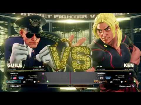 ChrisCCH (#1 Guile) vs Ceroblast (#1 Ken) ~ NA SFV S4 (FT3)