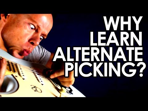 Why Learn Alternate Picking? - Economy is easier!