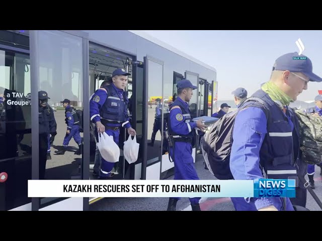 Қазақстандық құтқарушылар Ауғанстанға ұшып кетті