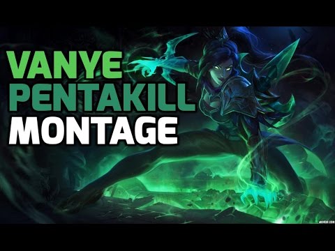 EPIC Vayne pentakill montage - League of legends Vayne penta compilation