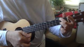 Walk Right Back by The Everly Brothers - (main riff) - ukulele lesson
