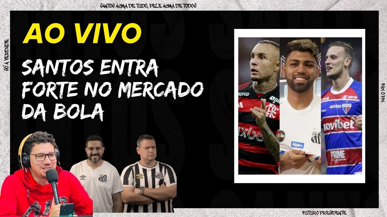 SANTOS INICIA NEGOCIAÇÕES COM TRÊS REFORÇOS