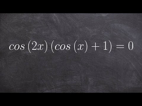 Solving trigonometric equations with multiple angles
