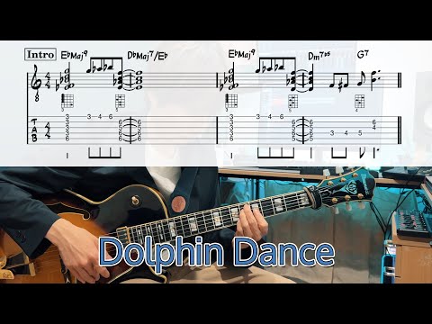 【TAB譜】「Dolphin Dance」をギターでMelody Harmonization