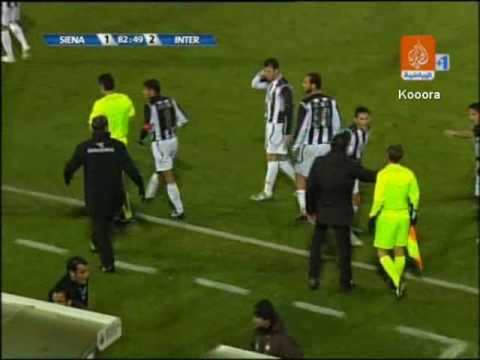 Inter vs Siena 2-1 Maicon Second Goal