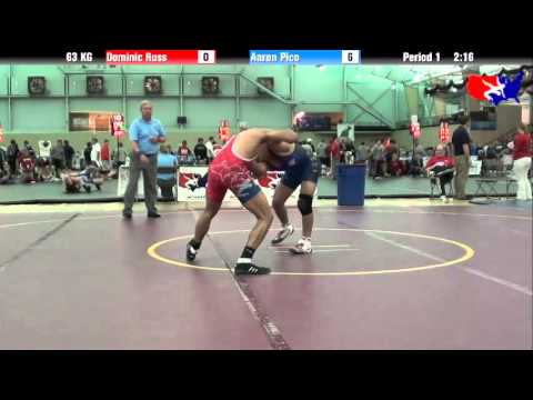 Dominic Russ vs. Aaron Pico at 2013 FILA Cadet Nationals - FS