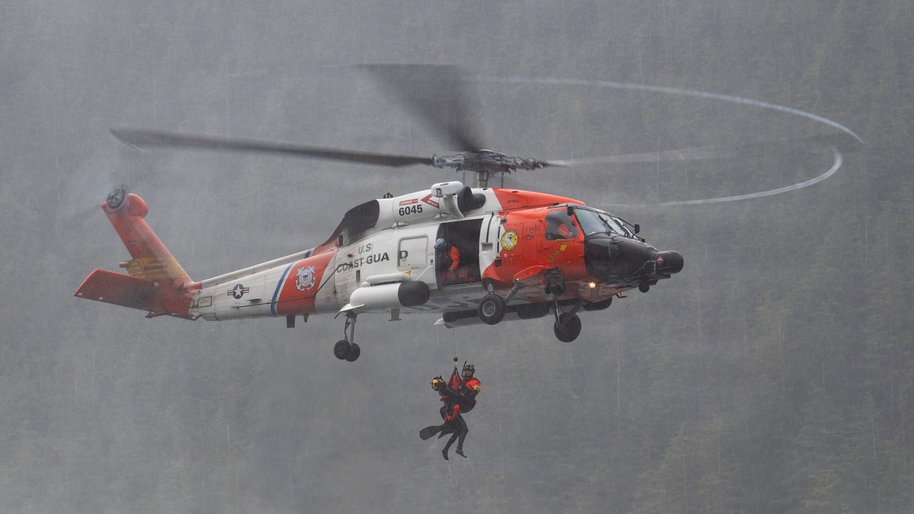 United States Coast Guard Advanced Helicopter Rescue School (AHRS) in Astoria, Oregon
