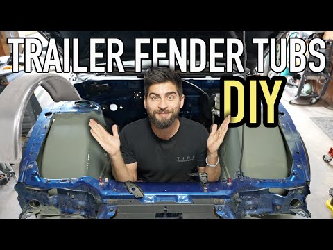 DIY WHEEL TUBS on DRIFT CAR