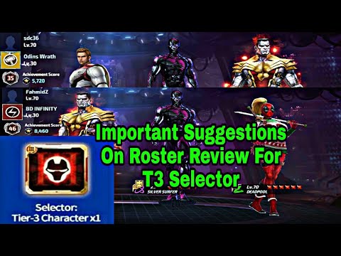 Roster Review Suggestion For T3 Selector Part 1 - Marvel Future Fight