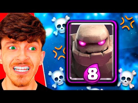 ACHEI O DECK PERFEITO DE GOLEM PARA SUBIR TROFÉUS! 💜🔥 | Clash Royale