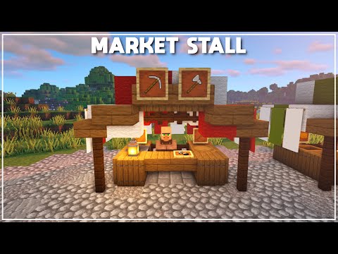 Minecraft: How to Build a Market Stall [Tutorial] 2020