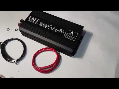Инвертор EAFC 12V 220V 4000W (2000W длительная) | Чистая синусоида, дисплей, защиты - фото 1 - id-p2831264192