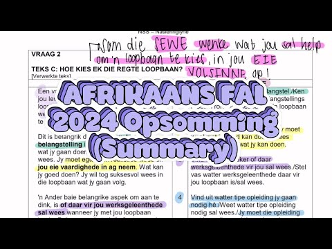 AFR FAL 2024 Zusammenfassung📝🩷