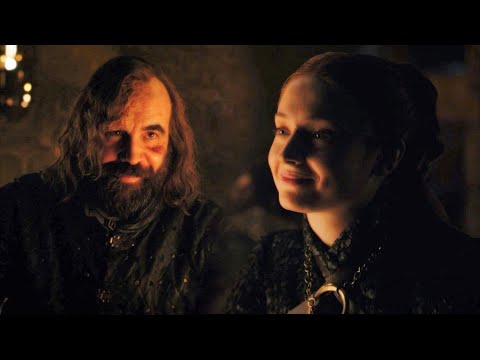 Sansa Stark + Sandor Clegane Reunion | You've changed Little Bird HD - Game of Thrones 8x4