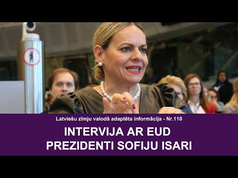 Video ziņas Nr. 110 “Intervija ar EUD prezidenti”
