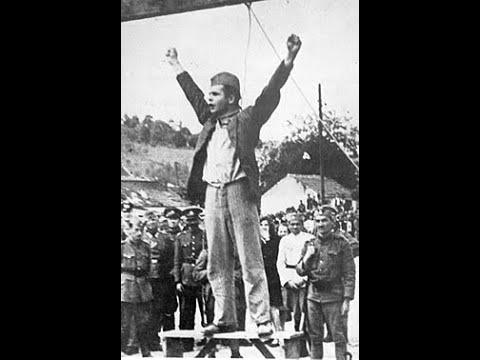 World War II - The Speech of Stjepan Filipović the Yugoslav before Being Executed by the Rope