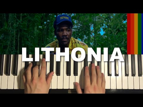 How To Play - Childish Gambino - Lithonia (Piano Tutorial Lesson)
