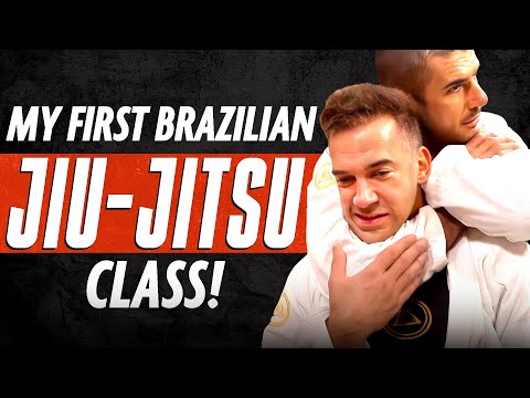 I survived my first Brazilian Jiu-Jitsu class with Rener Gracie