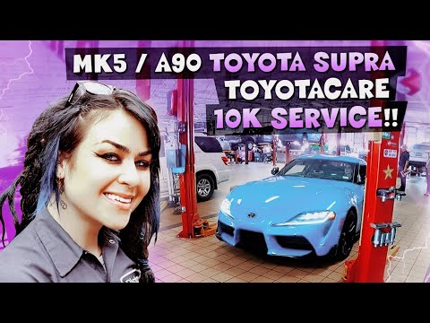 How To Perform a Toyota Care 10k Service on a Mk5 Toyota Supra! Feat. North Park Toyota's TXM team!