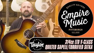 Video thumbnail for Taylor 314ce LTD V-Class (Quilted Sapele/Torrified Sitka) - EMPIRE MUSIC by Empire Music