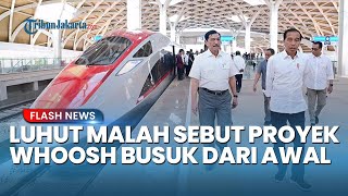 Luhut Ngamuk! Sebut Proyek Whoosh Barang Busuk, Bongkar Utang Rp 116 Miliar dan Kondisi Sebenarnya
