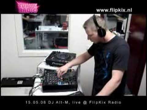 DJ Alt-M live at the FlipKix Radio studio