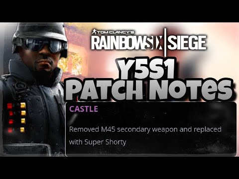 New Rainbow Six Siege Patch Notes (Castle Buff, Recruit Rework)