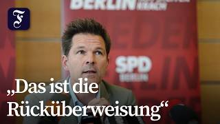 Berliner SPD-Spitzenkandidat weist Vorwürfe der Bereicherung zurück