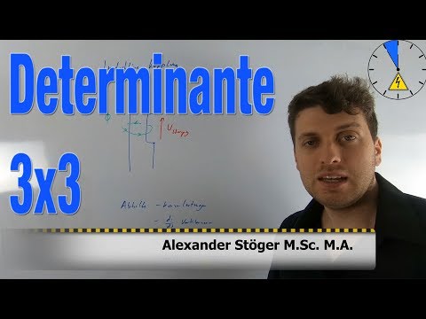 Determinante 3x3 Matrix