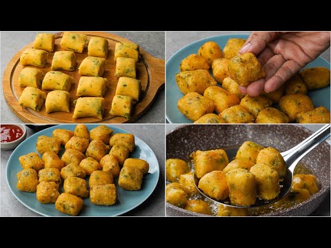 Instant Potato Bites | 10 Min. Aloo Snacks Recipe | Potato Bites Snacks | Aloo Bites Recipe