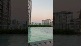 Rooftop pool Ho chi Minh city #shorts #rooftop #pool #hochiminh