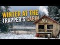 Winter @ Trapper Cabin: Drone Footage Before & After: Remote Off Grid #offgrid #cabin