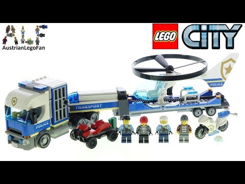 Конструктор LEGO City Police «Полицейский вертолётный транспорт» 60244 / 317 деталей