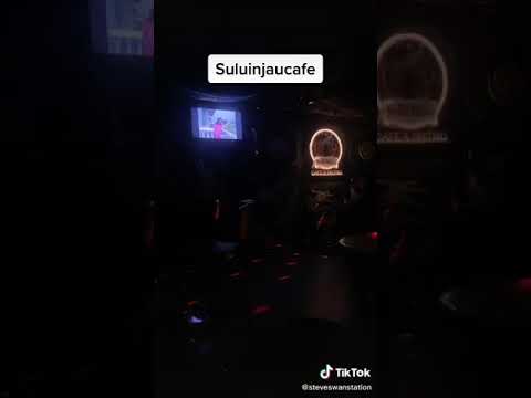 stella phillip in the house #suluinjau cafe bistro.. bayam ayam anak raja