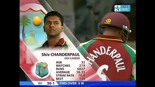 Shivnarine Chanderpaul 116*(122) vs England 2nd OD