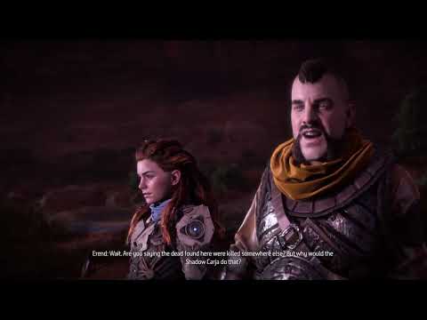 HZD: 05 Helping Erend investigate the scene of Ersa's "murder"