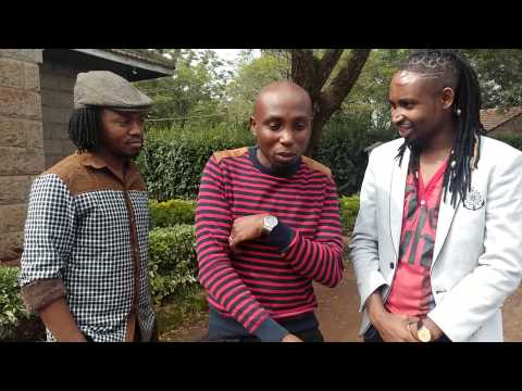 DJ Moz with Mr. Vee and Kenti of M.O.G