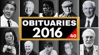 Notable Figures We Lost In DECEMBER 2016 | Celebrity Deaths & Obituaries