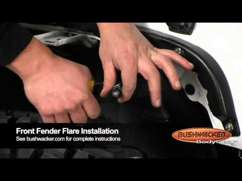 Bushwacker Flat Style Fender Flares 10918-07 Installation Video
