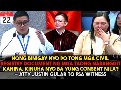 CHECKmate ang WlTNESS?! Ganda ng PagCROSS ng DEFENSE ni VP! Atty. JUSTIN vs PSA WlTness