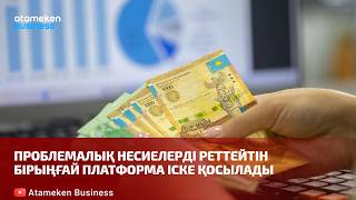 Проблемалық несиелерді реттейтін бірыңғай платформа іске қосылады