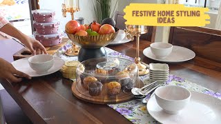 ✨ Festive Dining Table Setup Ideas ✨ | Simple & Aesthetic Dining Table Setup ||