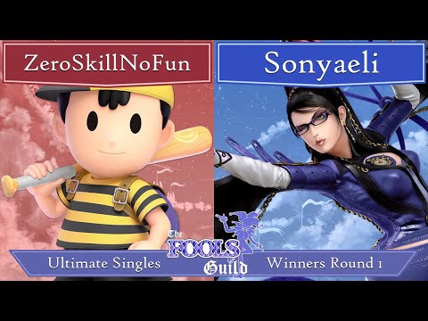 The Fools' Guild LXII Winners Round 1 - ZeroSkillNoFun (Ness) vs Sonyaeli (Bayonetta)