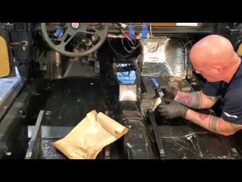 1979 Fiat Spider 124 Hushmat install part 1