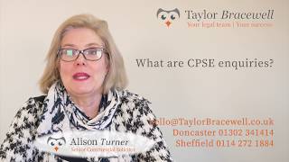 What are CPSE enquiries? | Taylor Bracewell Solicitors