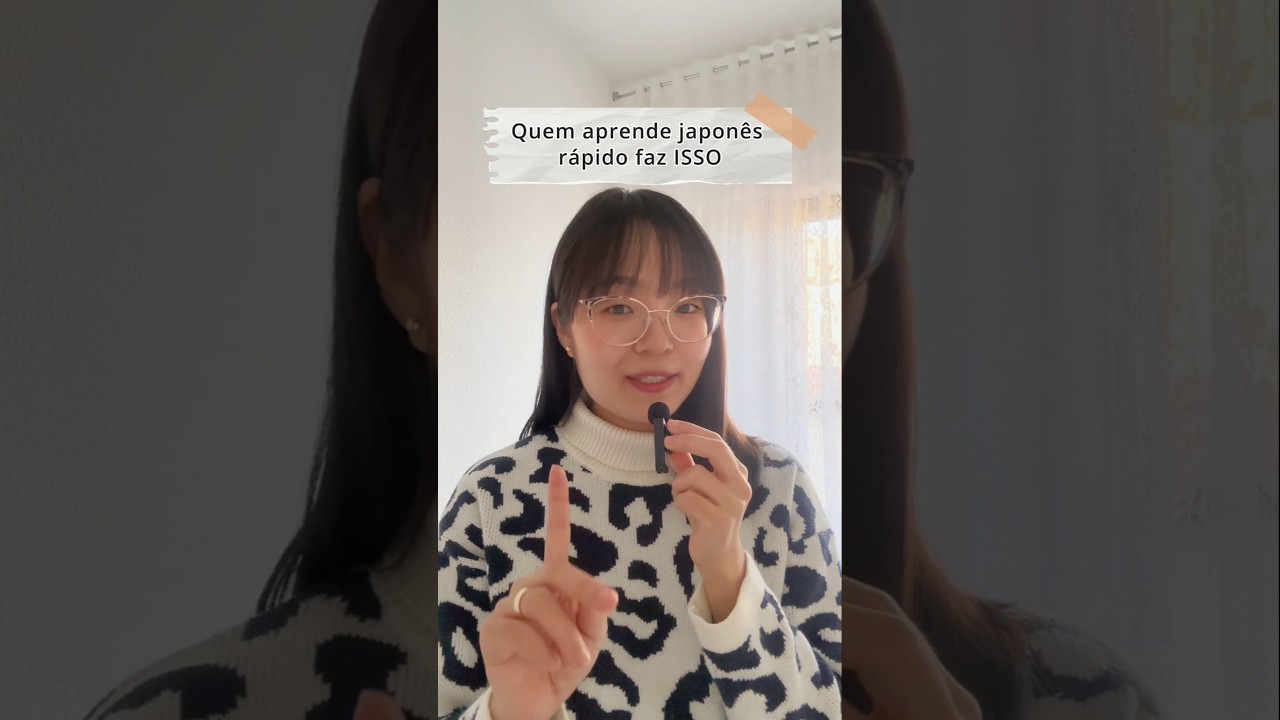 Quem aprende japonês rápido faz ISSO