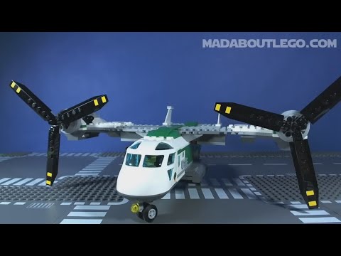 Vidéo LEGO City 60021 : L'avion cargo