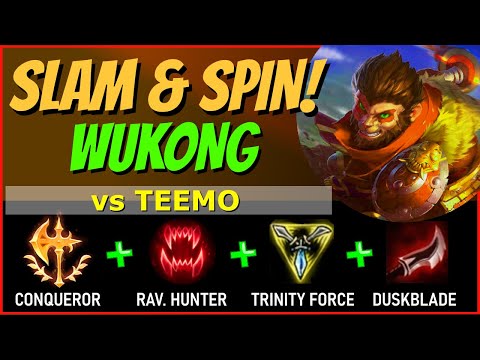 Rotate to Succeed! - WUKONG TOP vs TEEMO - S10 League of Legends